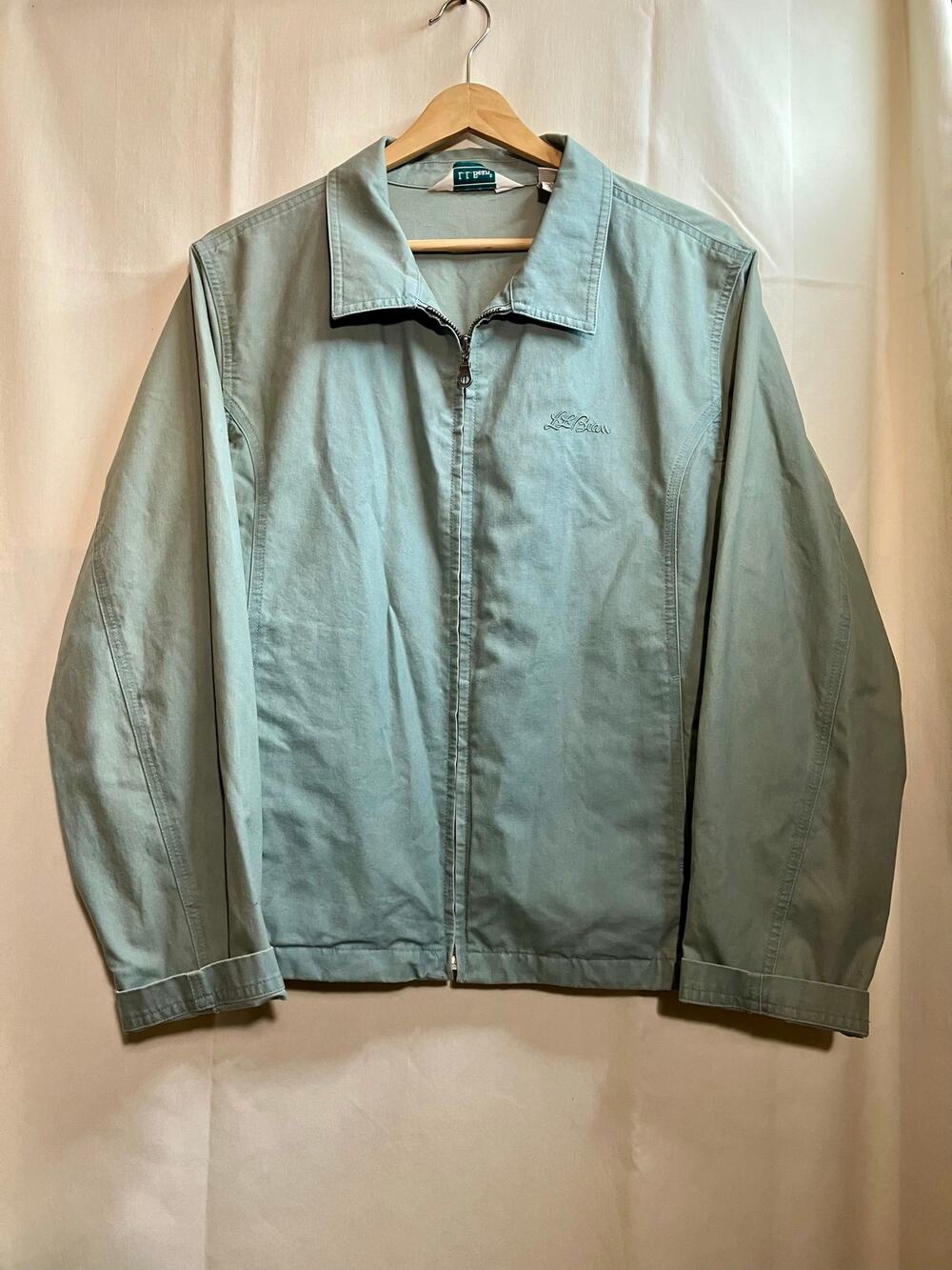 L.L. Bean Green Coat Woman’s Petite Size Large.